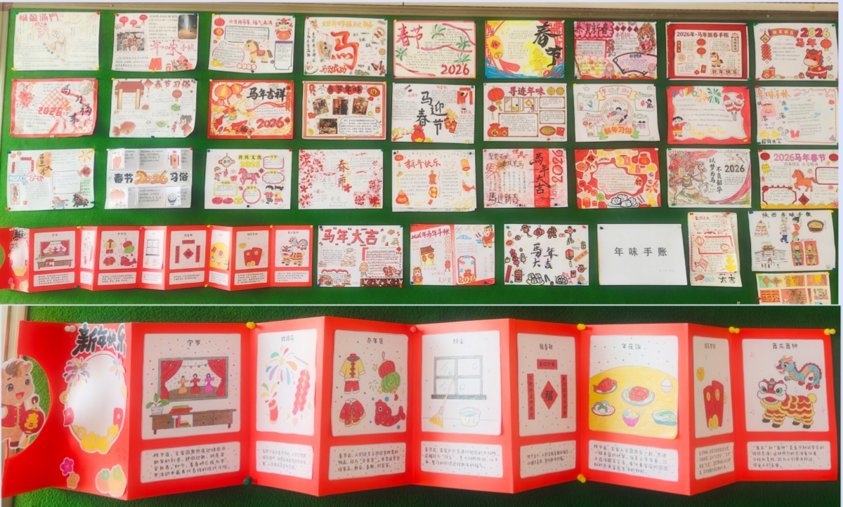 创意“画”不停！我校初二年级手抄报，解锁少年脑洞新高度